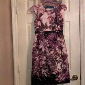 Purple Floral Dress